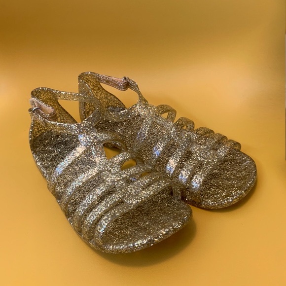 Gold Gladiator sandals - Picture 1 of 4